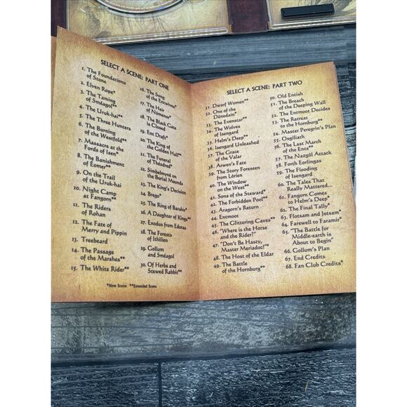 Lord of the Rings The Two Towers Special Extended 4 Disc DVD Edition. Used {122} - Picture 11 of 13
